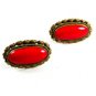 Large Red & Small Hearts Cufflinks 8614