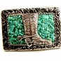 Fancy Rhinstone Boot Belt Buckle 2192014