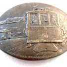 San Francisco Trolley Car O'Farrell Jones & Hyde Streets Belt Buckle