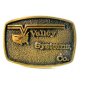1978 Solid Brass Valley Systems Co. Belt Buckle by BTS