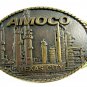Amoco Texas City Solid Brass Belt Buckle Made In USA 102014