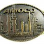 Amoco Texas City Solid Brass Belt Buckle Made In USA 102014