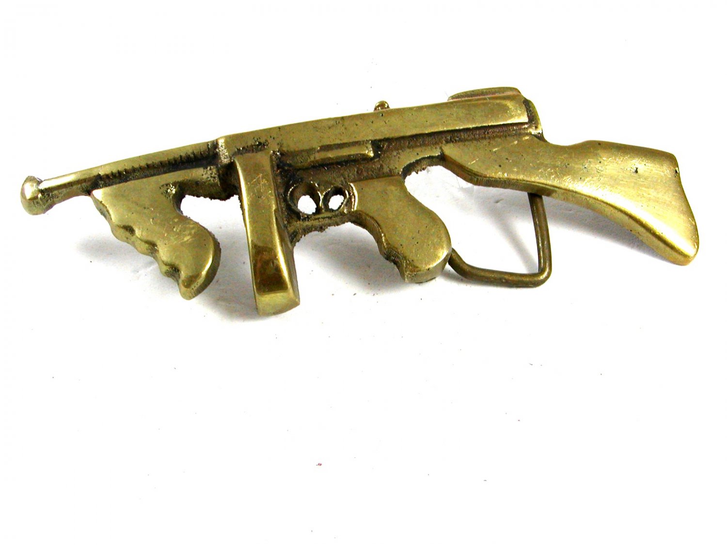 Automatic Rifle Brass Belt Buckle 62714