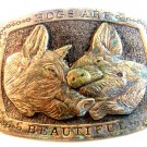 1979 Hogs are Beautiful Belt Buckle by Great American Buckle Co.