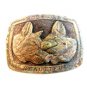 1979 Hogs are Beautiful Belt Buckle by Great American Buckle Co.