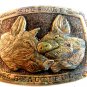 1979 Hogs are Beautiful Belt Buckle by Great American Buckle Co.