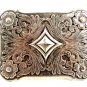 2006 Silvertone Western Belt Buckle Marked Ivan 11112013