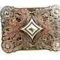 2006 Silvertone Western Belt Buckle Marked Ivan 11112013