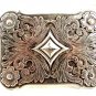 2006 Silvertone Western Belt Buckle Marked Ivan 11112013