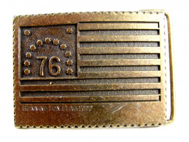 Bennington Flag 1777 '76 Belt Buckle 62514