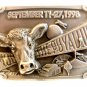 1998 Siskiyou Moo The Puyallup Belt Buckle