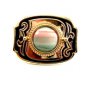 Cowgirl Western Pink Green Agate Belt Buckle 4102014