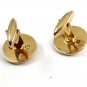 Goldtone Green Buddha Cufflinks 04222014 Unsigned