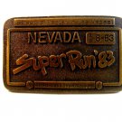 Nevada Super Run '83 Street Rods & Street Machines Belt Buckle