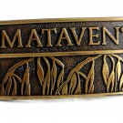Mataven Brass Belt Buckle by Canada Century 82114