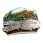 1987 RV Camper Motorhome Enameled Belt Buckle by Siskiyou