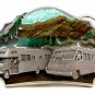 1987 RV Camper Motorhome Enameled Belt Buckle by Siskiyou