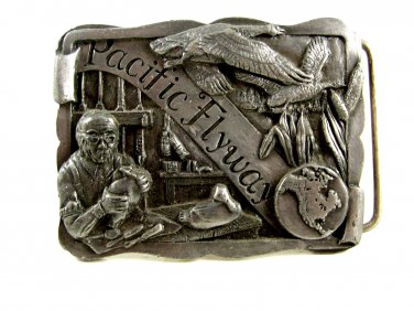Made in USA 1986 Pacific Flyway Belt Buckle 11112013