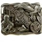 Made in USA 1986 Pacific Flyway Belt Buckle 11112013