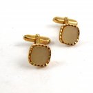 Goldtone  Mother of Pearl Cufflinks 04212014 Unsigned