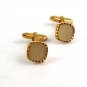 Goldtone  Mother of Pearl Cufflinks 04212014 Unsigned