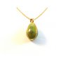 Joan Rivers LIght Green Jadite Pendant / Chain