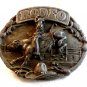 1985 Siskiyou Rodeo Belt Buckle