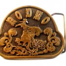 1975 Western Cowboy Rodeo Belt Buckle