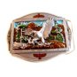 1993 Bald Eagle with Snake Enameled Belt Buckle by Brew City Collectibles