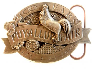 2000 Siskiyou 100 Years Puyallup Fair Belt Buckle