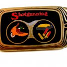 1983 Shotgunning Shot Gunning Belt Buckle by Nap