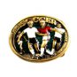 1982 World Cup Soccer Belt Buckle 5714 by Great American Buckle Co