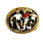 1982 World Cup Soccer Belt Buckle 5714 by Great American Buckle Co