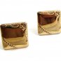 Goldtone Cufflinks 04212014 Signed Mr. Tara