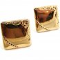 Goldtone Cufflinks 04212014 Signed Mr. Tara