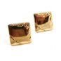 Goldtone Cufflinks 04212014 Signed Mr. Tara