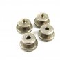 Deco Silvertone Mother Pearl Green Snap Link Cufflinks by Snap Link 103114k