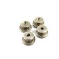 Deco Silvertone Mother Pearl Green Snap Link Cufflinks by Snap Link 103114k