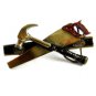 1981 Hammer Saw Level Belt Buckle By Great American Buckle 62614