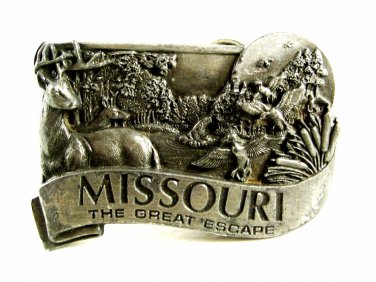 1984 Missouri The Great Escape Belt Buckle by Bergamot 81914
