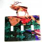 Reindeer Triple Light Switch Plate by Steel Images Made In USA 6215xx