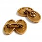 Deco Goldtone Initial Cufflinks 22514