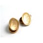 Deco Goldtone Initial Cufflinks 22514