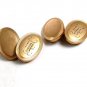 Deco Goldtone Initial Cufflinks 22514