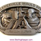 1913 - 1988 LImited Edition Zanesville Mould Div. Precision & Pride Belt Buckle