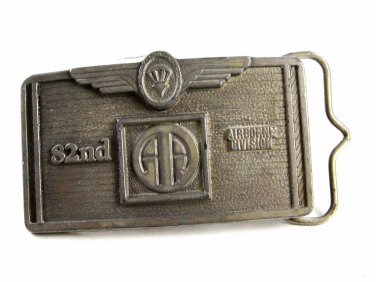 82nd Airborne Division Belt Buckle by Buckles of America Masterpiece 81914