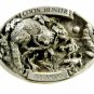 1986 Arkansas Coon Hunter Belt Buckle By C&J Made In USA 111014
