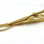 Goldtone Fly Fishing Rod Tie Clasp Unmarked 102114