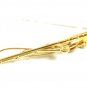 Goldtone Fly Fishing Rod Tie Clasp Unmarked 102114