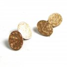 Victorian Teeny Tiny Goldtone Cufflinks 22514